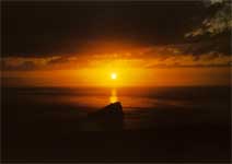 Sonnenuntergang am Kap Frehel